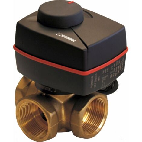 Wolf – Soupape de commutation à trois voies 9146530 – DN 32 – Rp 11/4 – 24 V – 16 Kv – Moteur SPST avec câble 5 m