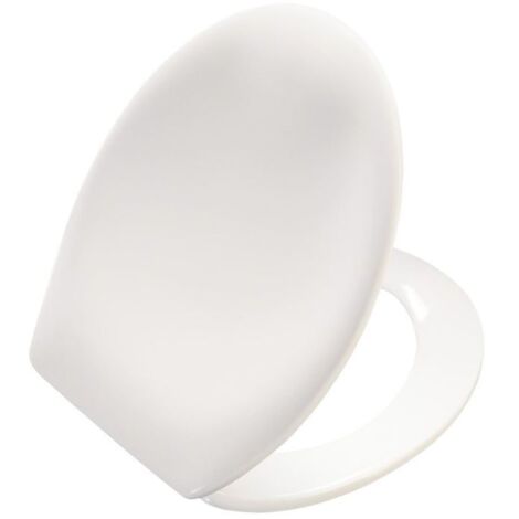 Pressalit Scandinavia WC siège 75000UN3999 blanc, acier inoxydable