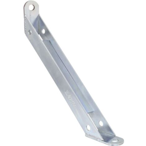 Walraven – Renfort console Rapidrail® – Plaque de liaison 45° – Acier galvanisé – Support pour rail WM0, 1, 15, 2, 30