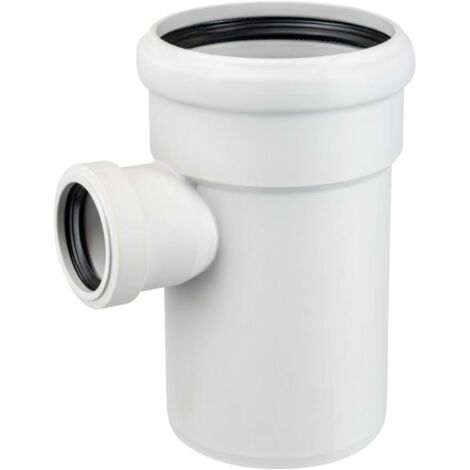 Raccord d'évacuation PVC 335440 DN/OD 110/50 – Embranchement 87.5° – Paroi lisse antisalissante – Triple joint d'étanchéité – Ostendorf