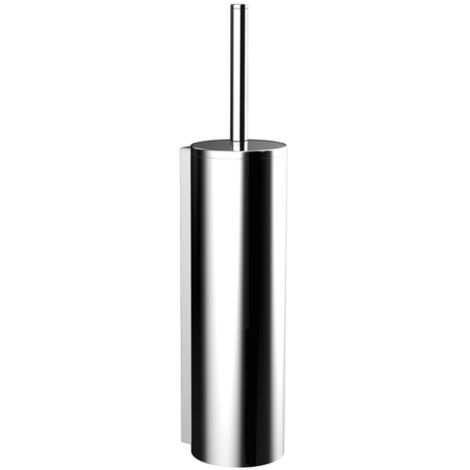 Emco 351500102 Porte-balai de WC, coupe aluminium chromé, type mural, brosse avec couvercle, chromé (1/5)