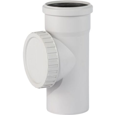 Ostendorf SKOLAN safe Tuyau de nettoyage SKOLANsafe 334600 DN/OD 90, rond, avec fermeture (1/2)