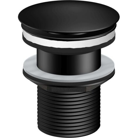 Steinberg valve à Serie 100 2000 2000 / 4 ", pour Waschtische sans trop-plein, noir mat (1/2)