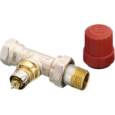 corps de vanne Danfoss Ra-n 013G0034 15, R 2000 /2, droit, nickelé mat