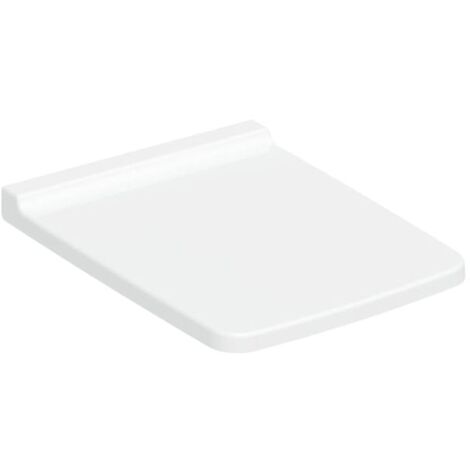Geberit Xeno² WC siège 500833011 blanc , charnières en laiton chromé, avec mécanisme de fermeture amortie (1/5)