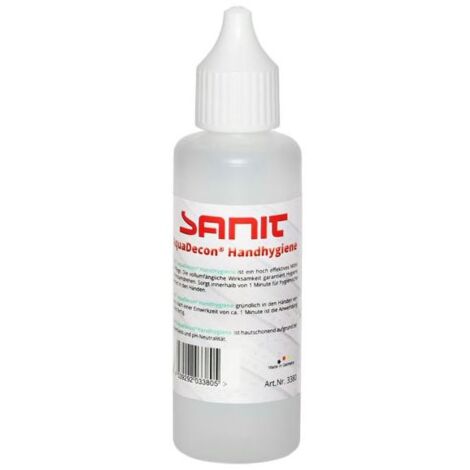 Sanit AquaDecon hygiène des mains 3380 flacon 50ml
