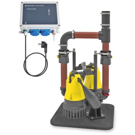 Kit d&39installation Jung Easyfix 32 Duo JP50307 pour drainage de sous-sol et pompes de drainage