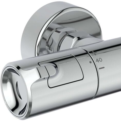 Ideal Standard CeraTherm - Colonne de douche T50 avec thermostat, 3 jets, chrome A7218AA (1/5)