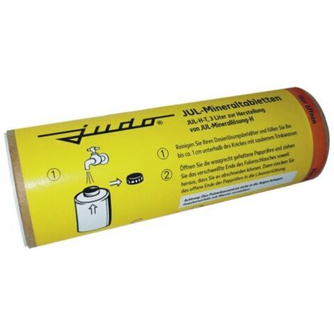 JUDO JUL-Mineraltabletten - JUL-H-T für 6 l Gebinde, 8600020
