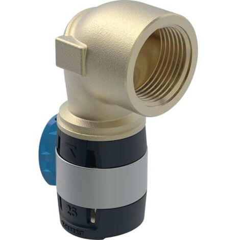Coude raccord 90° FlowFit avec filetage femelle - DN. 20 / 25 - Ø 25 mm x Rp. 1'' - GEBERIT - 620.542.00.1 (1/4)