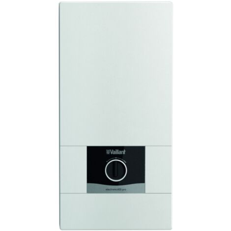 Vaillant – Chauffe-eau instantané 21 kW – Débit 8 L/min – Tension 400 V – Classe A – Installation électrique nécessaire