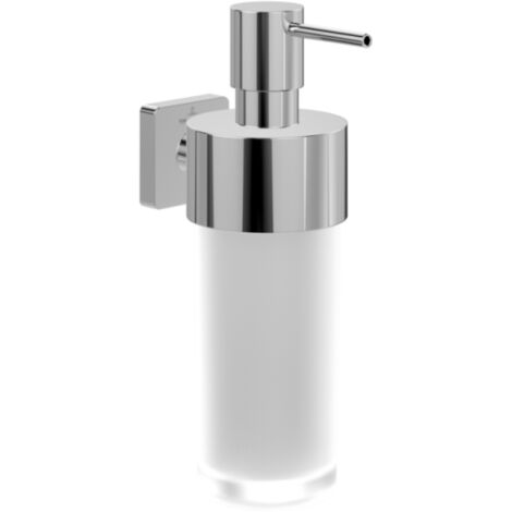 Villeroy und Boch Elements Striking Seifenspender TVA15200700061 chromé , 230ml, verre dépoli (1/4)