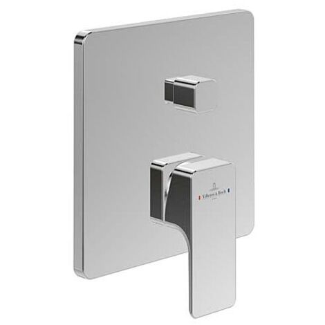 Villeroy und Boch Subway 3. set de finition 1930 TVS11200300061 mitigeur bain/douche à encastrer, avec inverseur, montage mural, chromé (1/2)