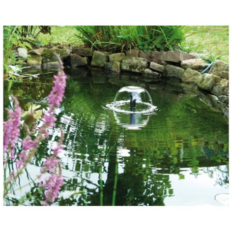 T.I.P. 30332 Pompe De Bassin Solaire Noir - Fontaine Écologique Avec Batterie Et Éclairage LED