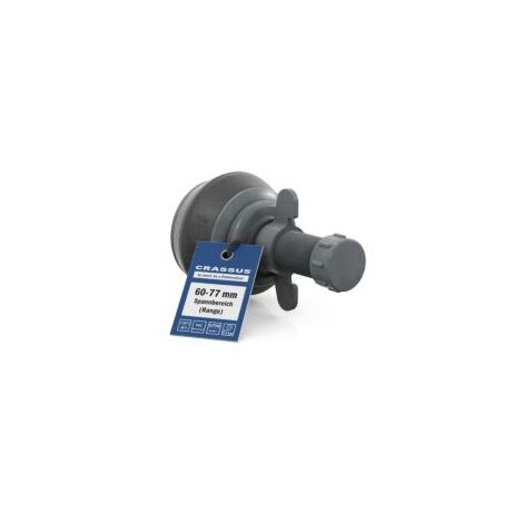 Le Sanitaire – Bouchon à fermeture rapide 60-77 mm – Raccord d'évacuation PVC – Résistant aux UV – Vanne de test/vidange intégrée – Température jusqu'à 120 °C (1/2)