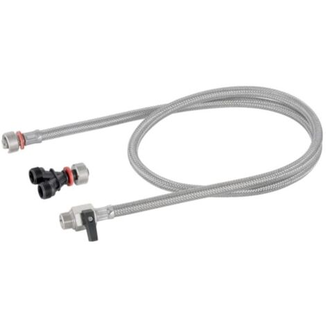 Geberit – Kit de raccordement d'eau 250005001 – Raccord de robinetterie pour douche WC – Filetage entrée 1/2'' – Matières PVC renforcé (1/3)