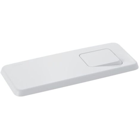 Geberit plaque de commande 115394111 blanc -alpine, pour butée de chasse d&39eau (1/2)