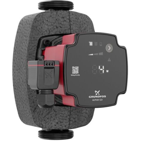 Pompe de circulation haute efficacité Grundfos ALPHA1 GO 93074265 25-60 180, DN25, 180 mm, régulée