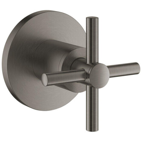 Grohe Atrio Vanne UP 29396AL0 Superstructure, avec poignée en croix, graphite dur brossé (1/2)