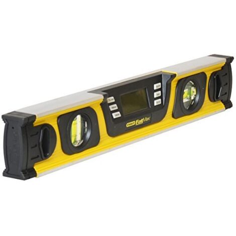 Digitales Niveau - 40 cm - 2 Flaschen - Hintergrundbeleuchtetes LCD-Display - FATMAX - STANLEY, 0-42-063