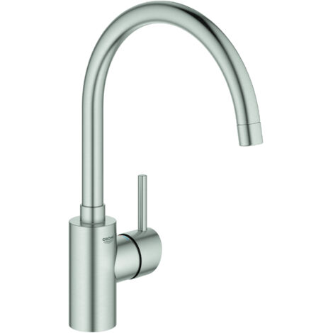 GROHE Concetto Einhand-Waschtischmischer Supersteel 32661DC3 (1/8)