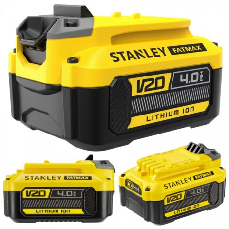 Lithium-Ionen-Batterie 18V 4Ah - STANLEY Fatmax SFMCB204-XJ - Verbesserte Technologie, Fatmax V20 Serie (1/5)