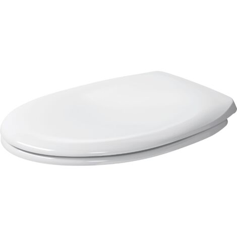 Duravit Duraplus - WC-Sitz SoftClose, weiß, Scharniere - Edelstahl 0064290000