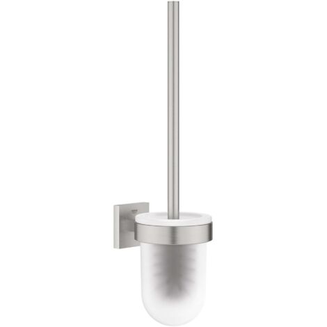 GROHE QuickFix - Start Cube - WC-BÃ¼rstenhalter - OberflÃ¤che Supersteel 40977DC0 (zum Schrauben oder Kleben) (1/5)