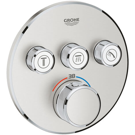 GROHE Grohtherm SmartControl Thermostat fÃ¼r den Einbau, 3 AusgÃ¤nge 29121DC0 (1/5)