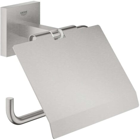 Grohe Start Cube WC-Papierhalter supersteel klebbar Toilettenpapierhalter