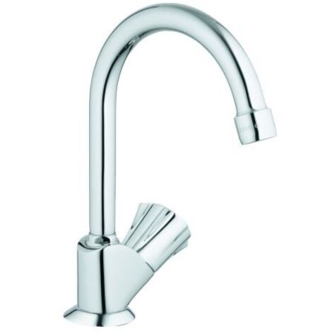 GROHE Standventil Costa DN15 Markierung blau schwenkbarer Rohrauslauf chrom 20393001