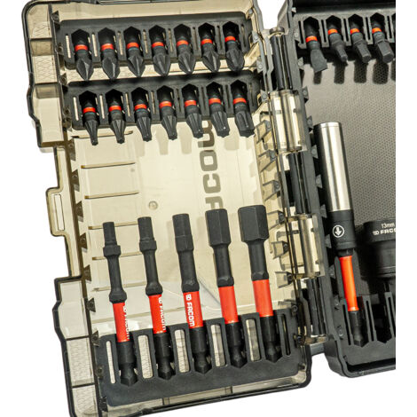 Facom Bits-Set 10-tlg. – 1/4 Zoll Torx-Bits In Halter – Für Schraubendreher Und Akkuschrauber