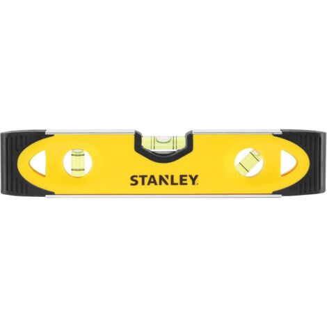 Niveau Torpedo - Bimaterial - Magnetisch - 23 cm - 3 Flaschen - STANLEY, 0-43-511