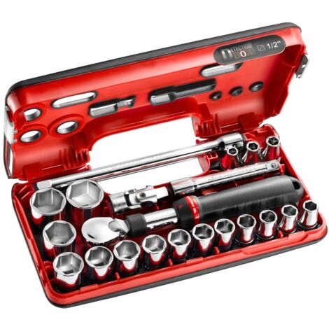 Erweiterbarer Ratschenkasten 1/2" - 21 Teile FACOM SXL.DBOX1PB