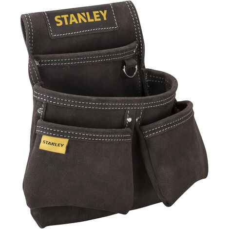 Stanley STST1-80116 Doppeltaschen-Werkzeugscheide aus Leder