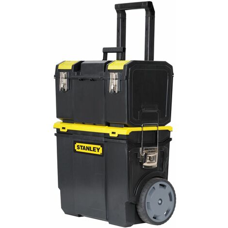 Kompakte 3-in-1 Werkbank â€“ Werkzeugkasten und abnehmbare Zentralorganizer â€“ STANLEY, 1-70-326