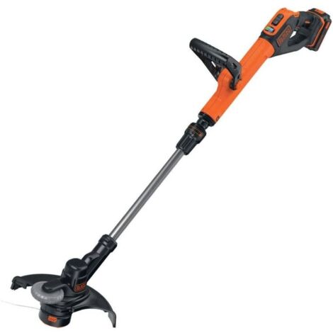 BLACK+DECKER STC1820PC Akku Rasentrimmer 28cm 18V 2Ah AFS automatischer Faden