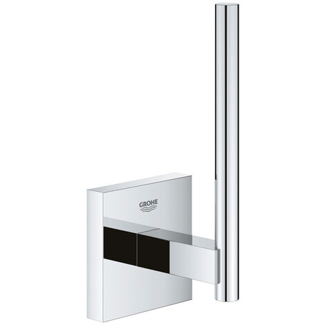 GROHE QuickFix - Start Cube - Papierhalter - Chrom-Optik 40979000 (zum Schrauben oder Kleben) (1/3)