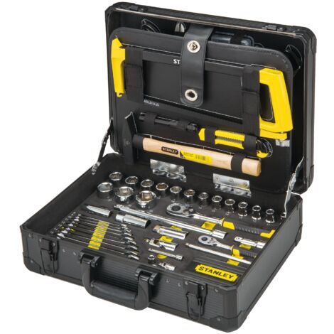 Valigia di Manutenzione STANLEY STMT98109-1 142 Pezzi - 4 Scomparti Accessibili che Racchiudono l'Essenziale degli Attrezzi