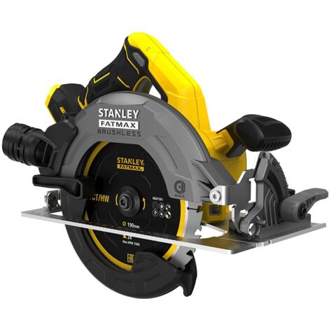 V20 Sega Circolare 190mm Brushless - Lithium 18V - Senza Batteria STANLEY FATMAX - SFMCS550B-XJ