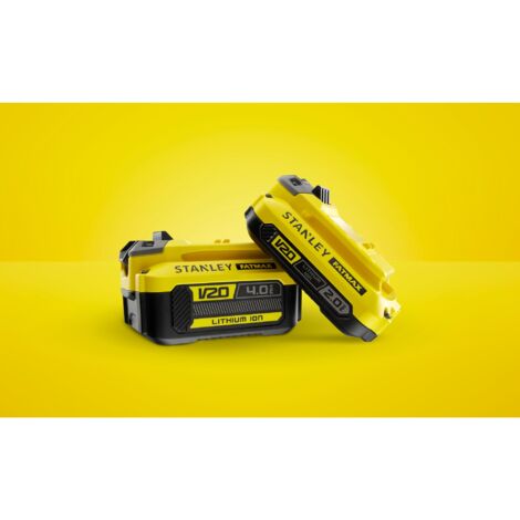 BATTERIA 18V 4Ah AGLI IONI DI LITIO - STANLEY Fatmax SFMCB204-XJ - Tecnologia migliorata serie Fatmax V20
