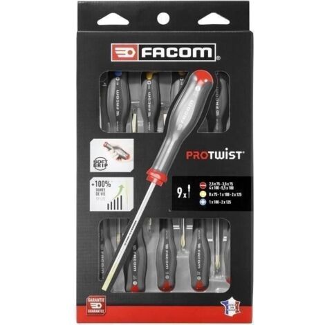 Set di Cacciaviti Facom 9 Pezzi Set di Cacciaviti