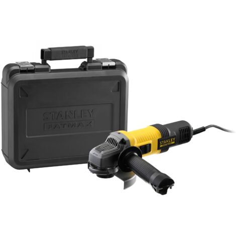 Smerigliatrice angolare 850W 125mm 12.000 giri/min - Con valigetta - STANLEY Fatmax FMEG220K-QS (1/5)