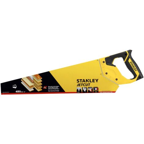 Sega a mano - 450 mm - Denti JetCut - Taglio sottile piccola sezione - STANLEY, 2-15-595
