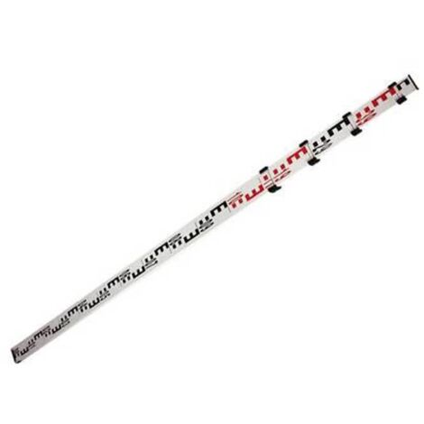 Mire Telescopica in Alluminio - AR51 - 5 m Regolabile - 5 Sezioni con Clip - STANLEY, 1-77-161