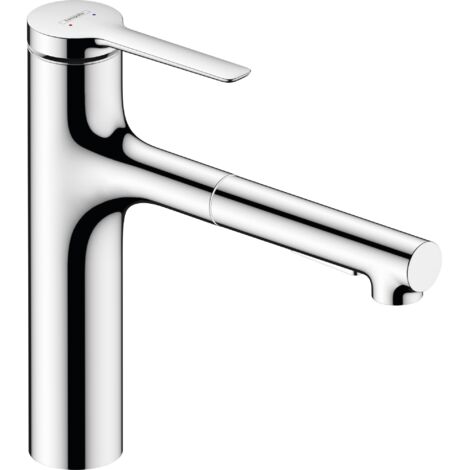 HANSGROHE Zesis M33 Miscelatore cucina 160 con doccetta estraibile 2 getti cromo 74801000 (1/5)