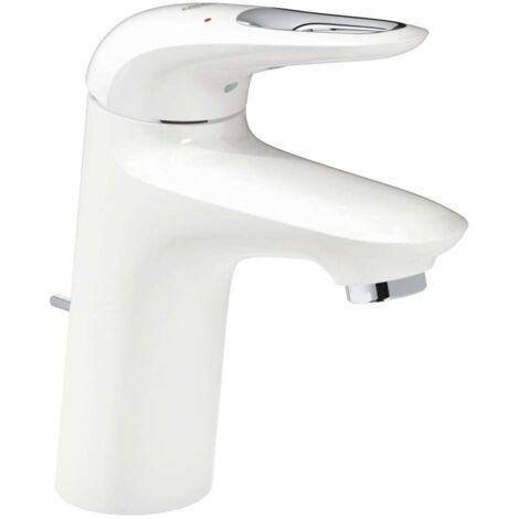 Miscelatore monocomando lavabo EUROSTYLE DN 15, misura S, leva aperta in metallo cromato GROHE