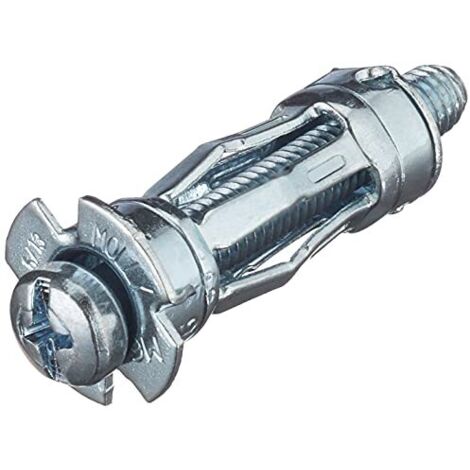 Molly m18006-xj tasselli metallici a espansione con vite M6 Ø 6 x 34 mm, Grigio, Set di 10 pezzi