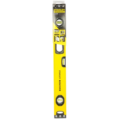 Livello a tubo 60cm STANLEY FATMAX 1-43-524 Corpo in alluminio rinforzato - 3 fiale reversibili