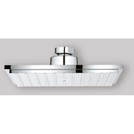 Grohe Euphoria Cube Soffione Doccia Contemporaneo, 150Mm, Monogetto, Cromo, Ecojoy 27705000